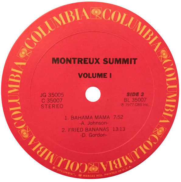 Montreux Summit, Volume 1