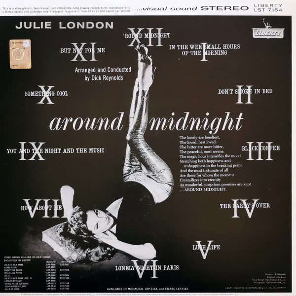 Master Release: Around Midnight by Julie London