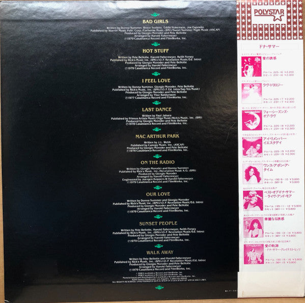 Master Release: Walk Away Collector's Edition (The Best Of 1977-1980) by Donna Summer