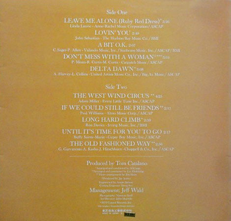Release: Long Hard Climb-Vinyl-Japan-1973-ECP-80869-3840547
