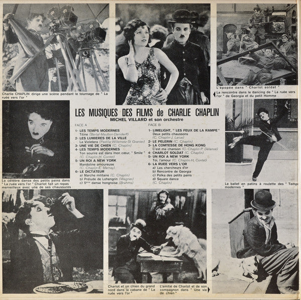 Master Release: Les Musiques Des Films De Charlie Chaplin by Michel Villard Et Son Orchestre