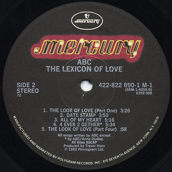 The Lexicon Of Love