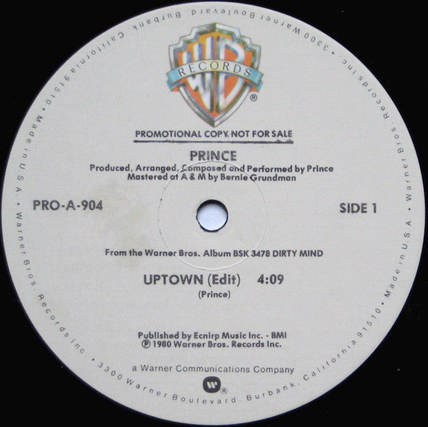 Master Release: Uptown by Prince