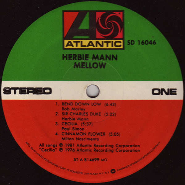 Master Release: Mellow by Herbie Mann
