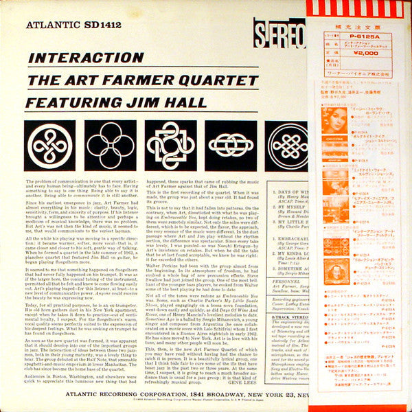 Master Release: Interaction by Art Farmer Quartet