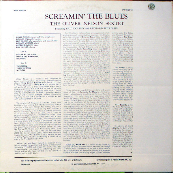 Release: Screamin' The Blues-Vinyl-Japan-1977-SMJ-6565, SMJ-6565-2148276