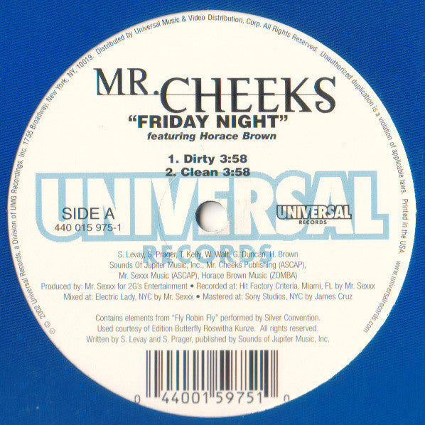 Master Release: Friday Night by Mr. Cheeks