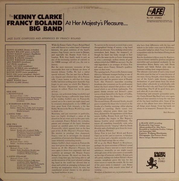 Release: At Her Majesty's Pleasure....-Vinyl-US-None-BL-131, 131-2481113