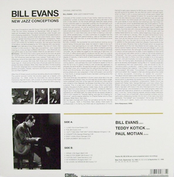 Release: New Jazz Conceptions-Vinyl-Europe-2009-FSST 100 LP-2149984
