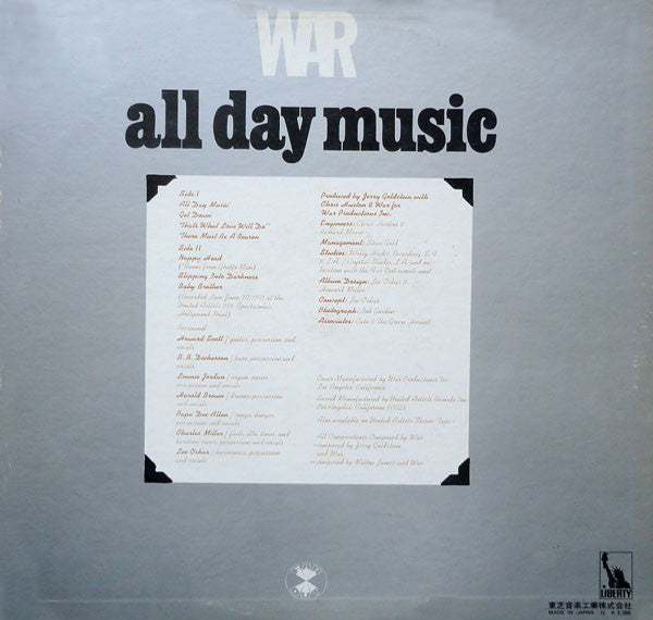 Release: All Day Music-Vinyl-Japan-None-LP-80421-3561744