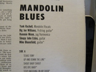 Master Release: Mandolin Blues by Yank Rachell And His Tennessee Jug-Busters
