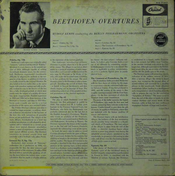 Release: Overtures-Vinyl-US-1959-SG 7140-3334773
