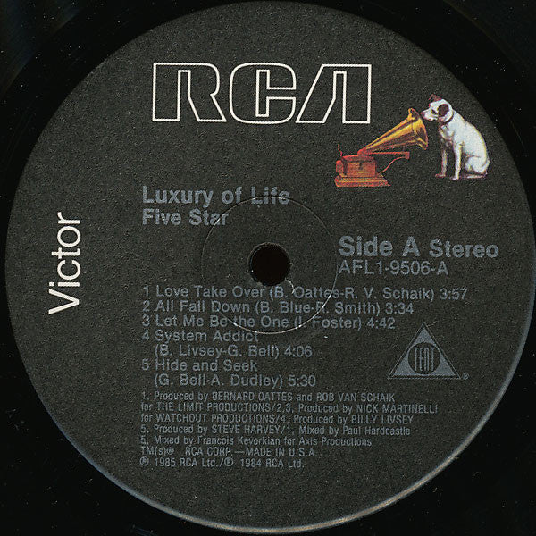 Release: Luxury Of Life-Vinyl-US-1985-AFL1-9506, AFL1-9506-1014023