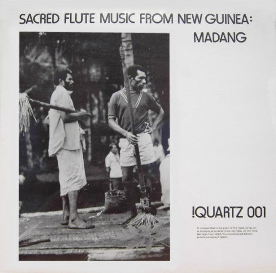 Master Release: Sacred Flute Music From New Guinea : Madang by Various