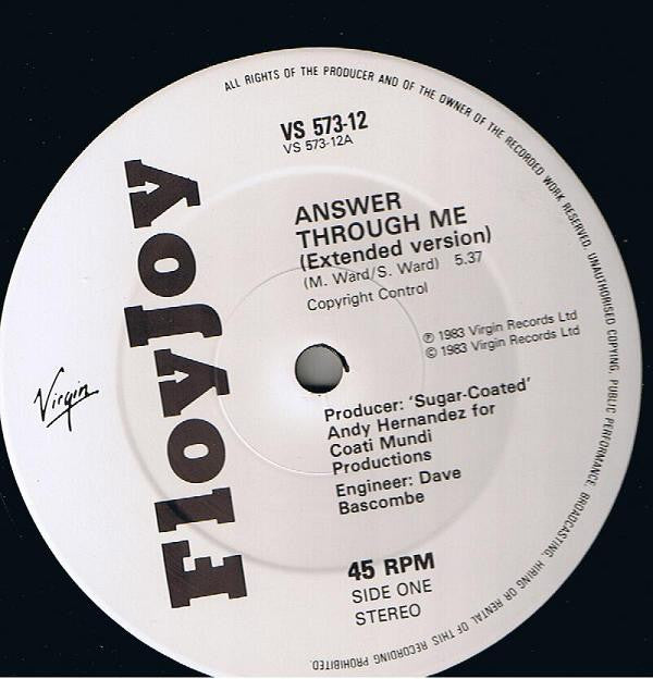 Release: Answer Through Me!-Vinyl-UK-1983-VS 573-12-1495203