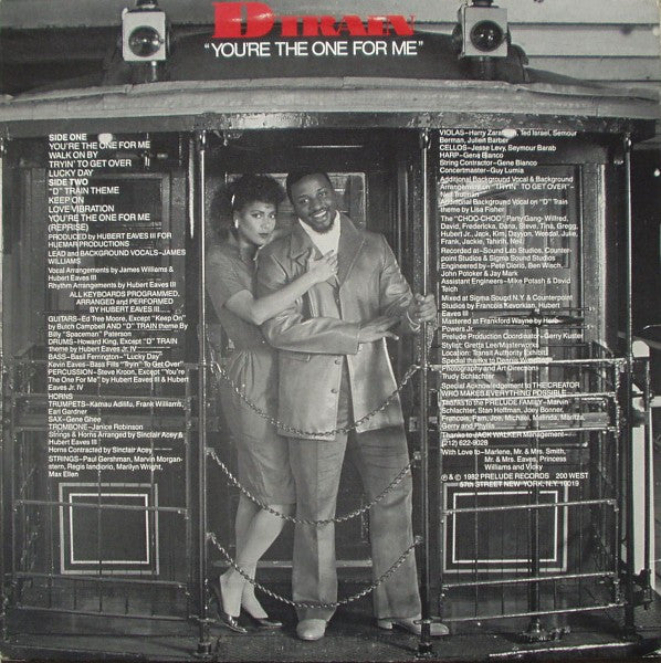 Release: You're The One For Me-Vinyl-US-1982-PRL-14105, PRL 14105-2189976