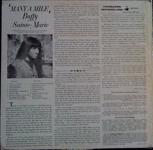 Release: Many A Mile-Vinyl-US-1968-VSD-79171-2214540