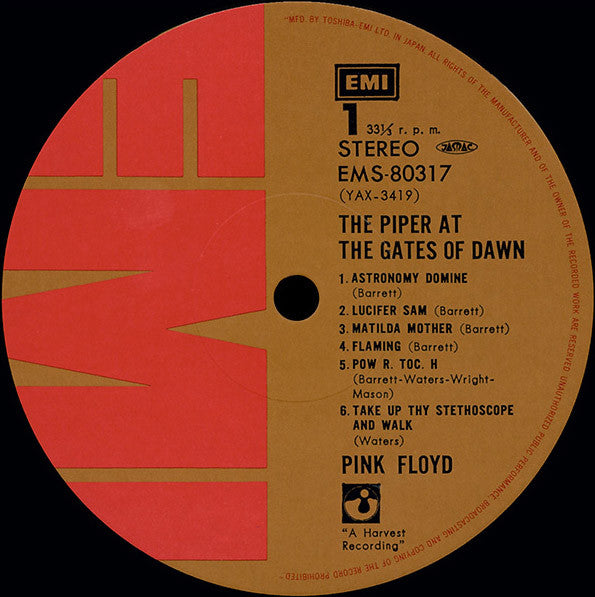 Master Release: The Piper At The Gates Of Dawn by Pink Floyd