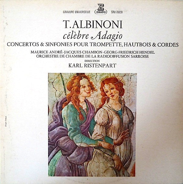 Master Release: Célèbre Adagio - Concertos & Sinfonies Pour Trompette, Hautbois, Cordes & Continuo by Tomaso Albinoni