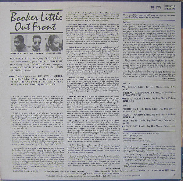 Master Release: Out Front by Booker Little