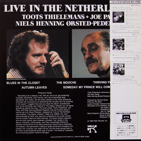 Release: Live In The Netherlands-Vinyl-Japan-1982-28MJ 3182, 28MJ 3182-2828059