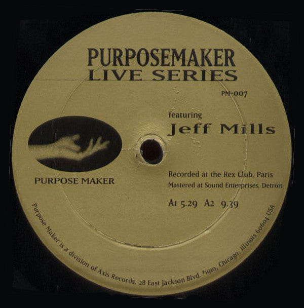 Release: Purpose  Maker Live Series-Vinyl-US-1998-PM-007-1034