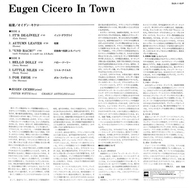Master Release: In Town by Eugen Cicero