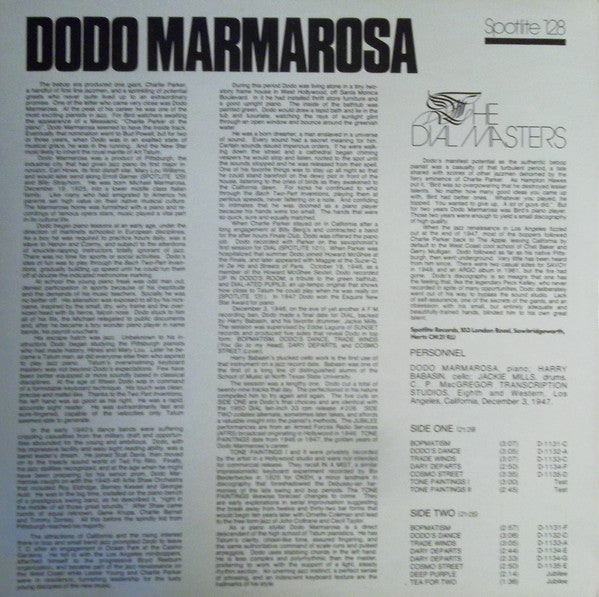 Release: Dodo Marmarosa -Vinyl-UK-1975-128-10144246