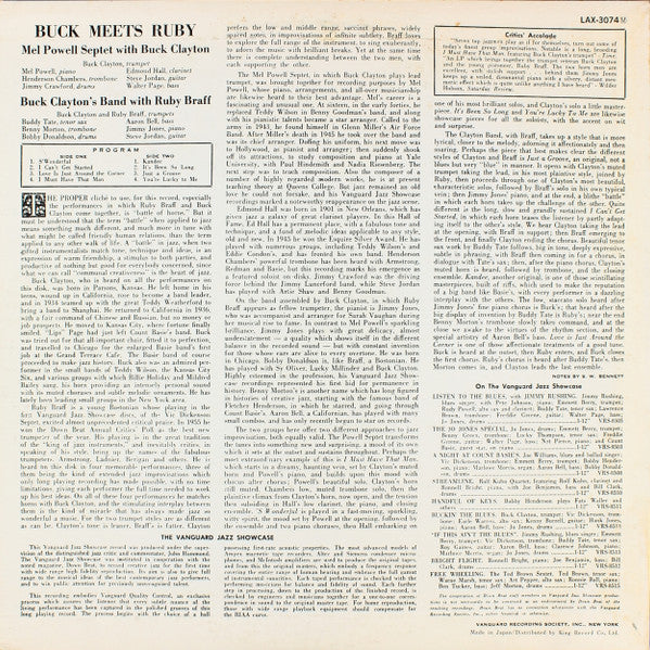 Release: Buck Meets Ruby-Vinyl-Japan-1975-LAX-3074Ⓜ, VRS 8517-12352901