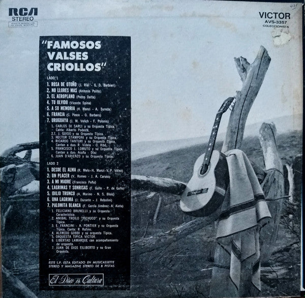 Master Release: Famosos Valses Criollos by Various