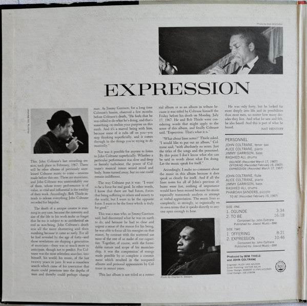 Master Release: Expression by John Coltrane