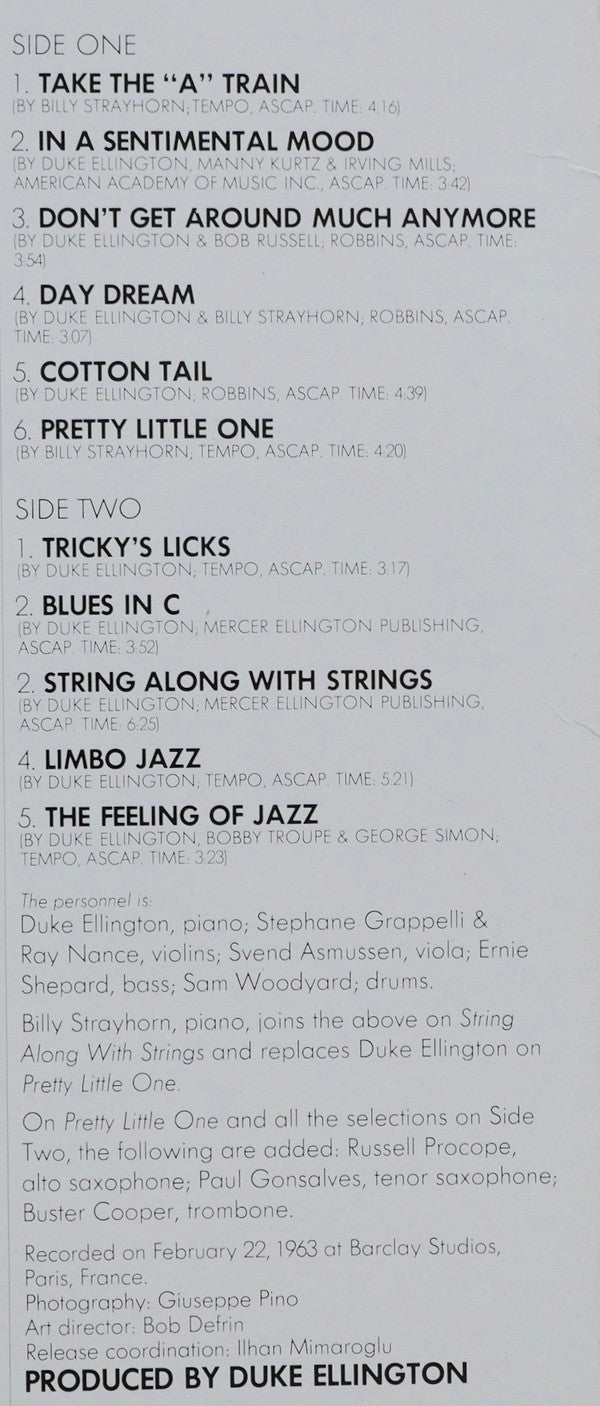 Duke Ellington's Jazz Violin Session
