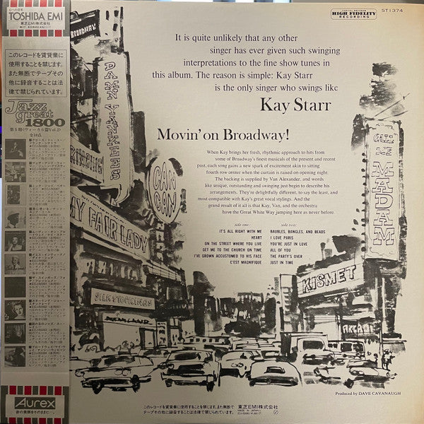 Release: Movin' On Broadway-Vinyl-Japan-1982-ECJ-50089-22496525