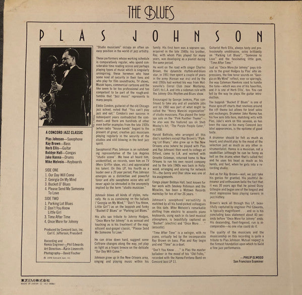 Master Release: The Blues by Plas Johnson