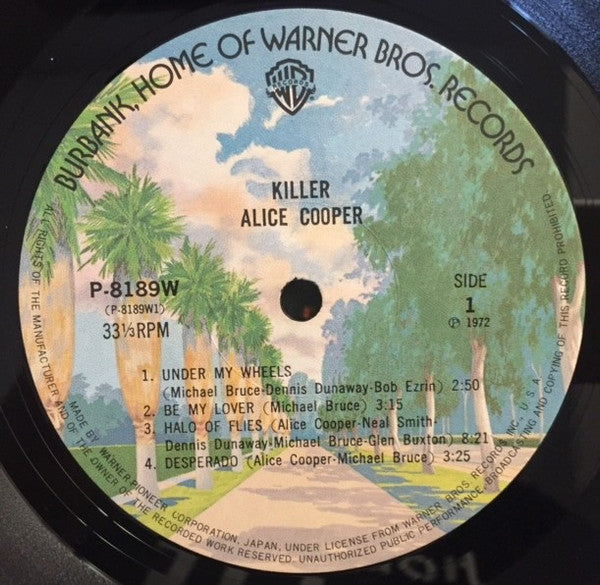 Release: Killer-Vinyl-Japan-1973-P-8189W-14413086