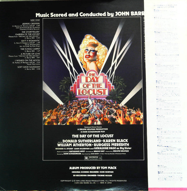 Master Release: The Day Of The Locust (Original Soundtrack Recording) by John Barry