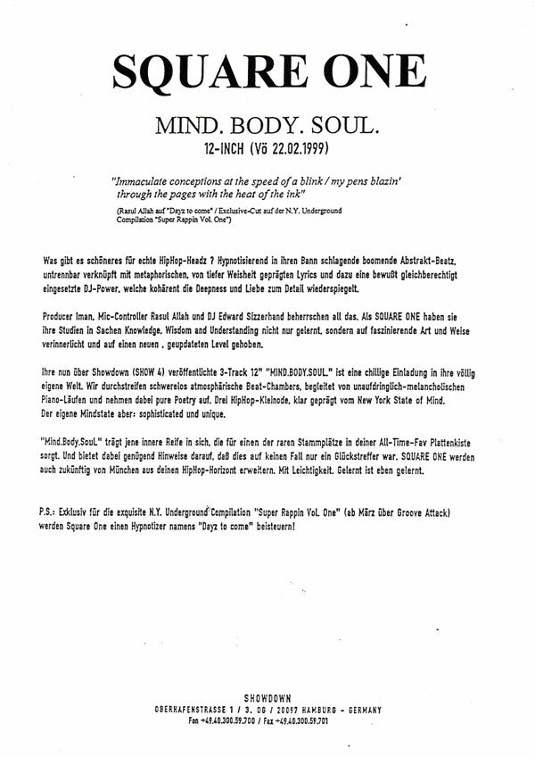 Mind. Body. Soul.