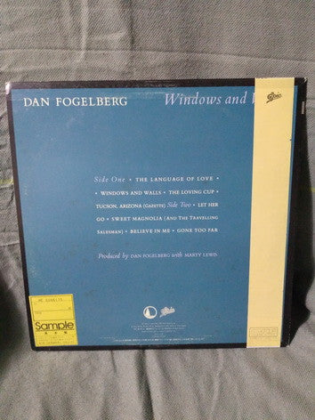 Release: Windows And Walls-Vinyl-Japan-1984-25•3P-494-14916932