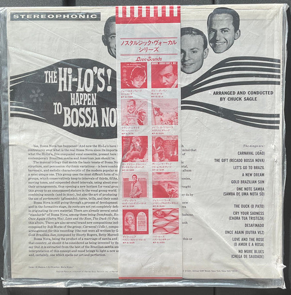 Release: The Hi-Lo's! Happen To Bossa Nova-Vinyl-Japan-1977-P-6165R-10436884