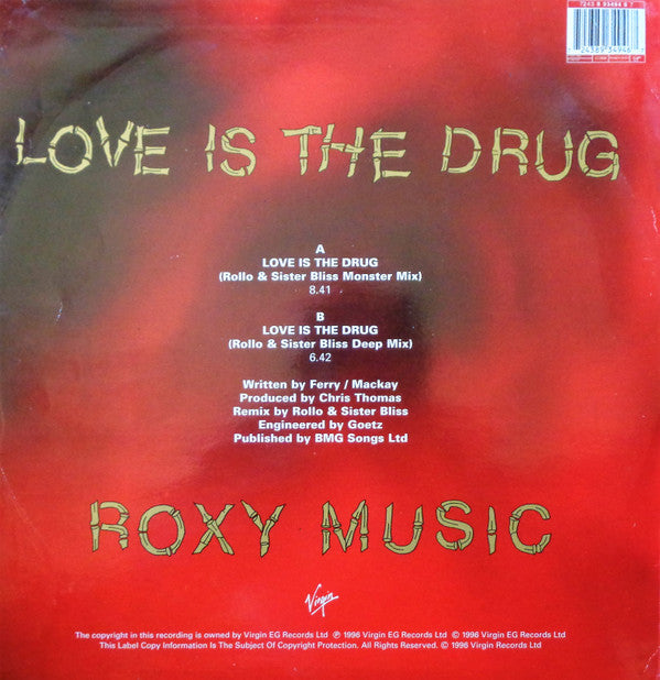 Master Release: Love Is The Drug by Roxy Music