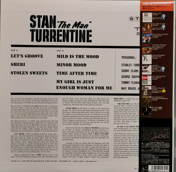 Release: Stan "The Man" Turrentine-Vinyl-Japan-2009-VIJJ-60008-14028844