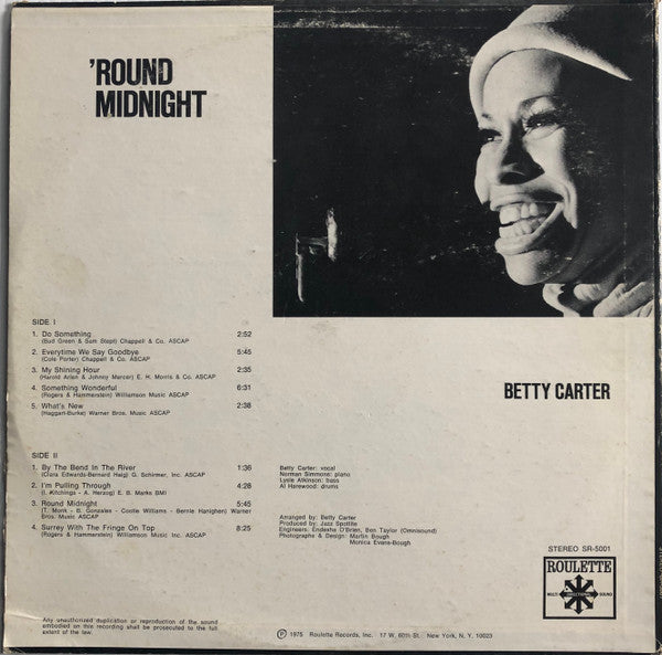 Release: Round Midnight-Vinyl-US-1975-SR-5001-14843464