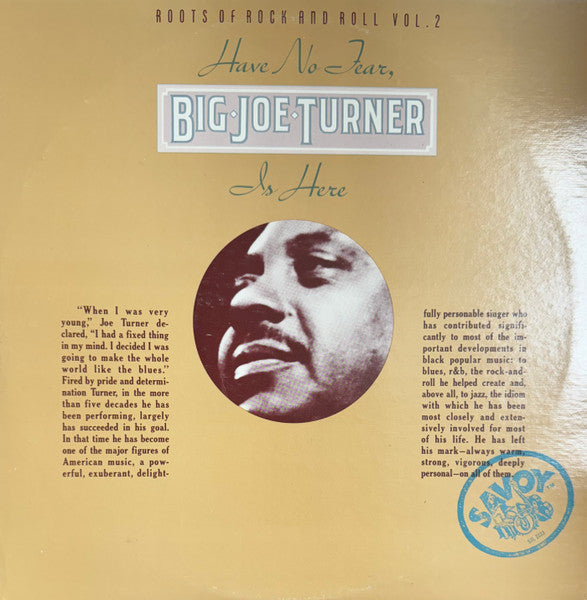 Release: Have No Fear, Big Joe Turner Is Here-Vinyl-US-1977-SJL 2223-30997117