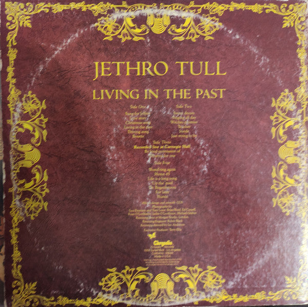 Release: Living In The Past-Vinyl-US-1972-CH2 1035, 2CH 1035-26140370