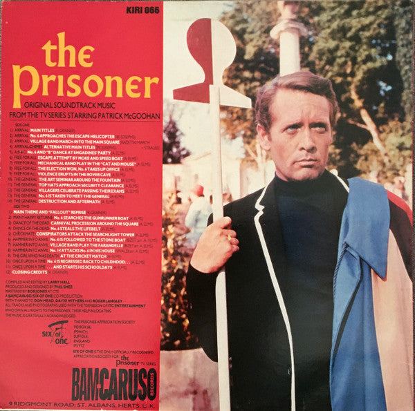 Release: Prisoner Themes - Original Soundtrack Music From The TV Series Starring Patrick McGoohan-Vinyl-UK-1986-KIRI 066-15355079