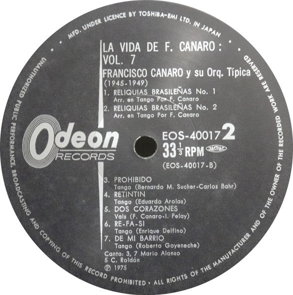 La Vida De F. Canaro Vol. 7 (1945-1949)