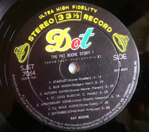 The Pat Boone Story Vol.1