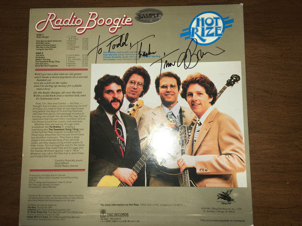 Release: Radio Boogie-Vinyl-Japan-1981-PA-23010-14923000
