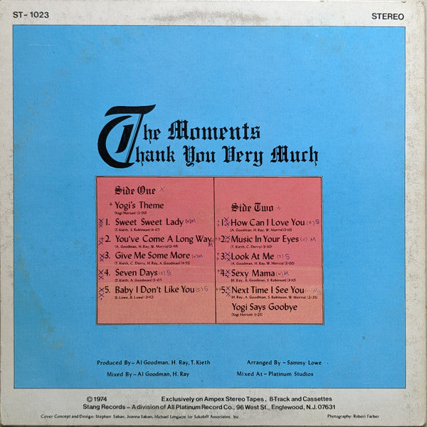 Master Release: Those Sexy Moments by The Moments
