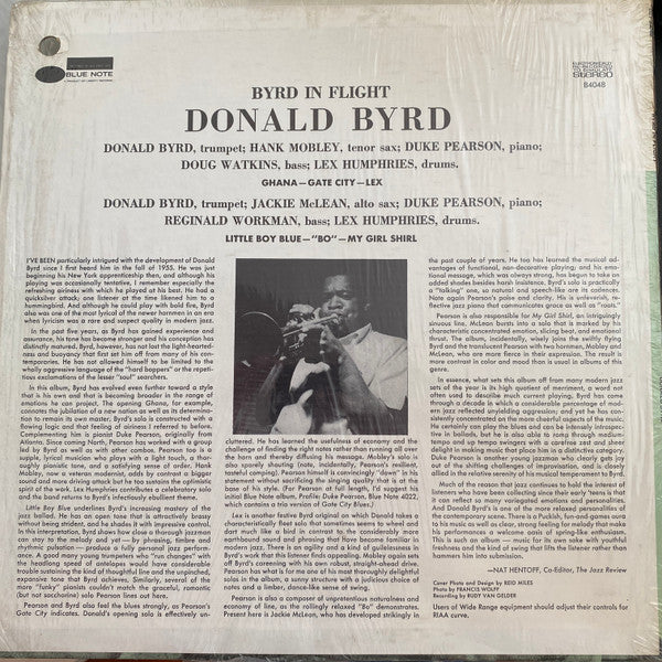 Master Release: Byrd In Flight by Donald Byrd